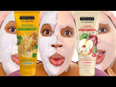 Freeman Manuka Honey + Tea Tree Oil Clay Mask vs. Freeman Apple Cider Vinegar Clay Mask