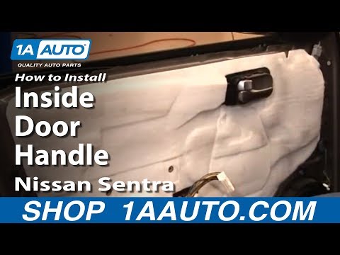 How To Install Replace Inside Door Handle Nissan Sentra 04-06 1AAuto.com