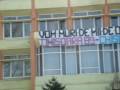 Mesaj de solidaritate pentru Basarabia - postat pe cladirea Politehnicii din Timisoara