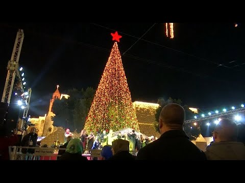 Weihnachten in Bethlehem, wo Jesus Christus der berlie ...