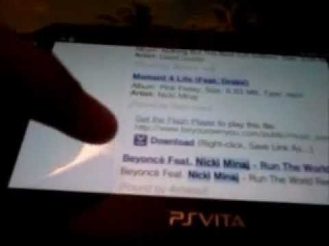 how to download music on a ps vita