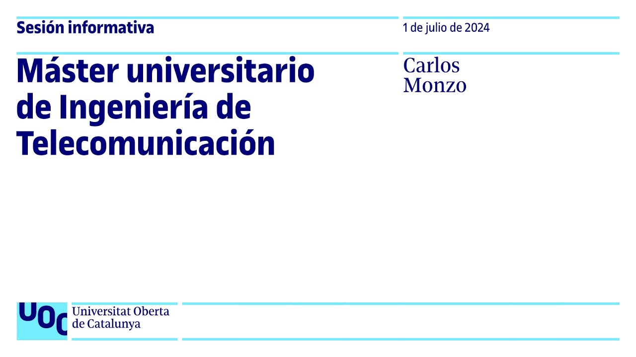 Sesión informativa video link