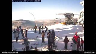 Harrachov webcam time lapse 2010-2011