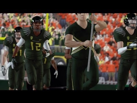 NCAA Football 13 Gameplay: Oregon Ducks vs Oregon State Beavers
