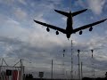 Airbus A380 MSN004 performing crosswind landing