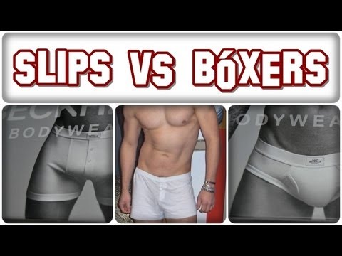 Ropa interior para hombres: Tipos de calzoncillos para hombre, slip vs bóxer by landoigelo