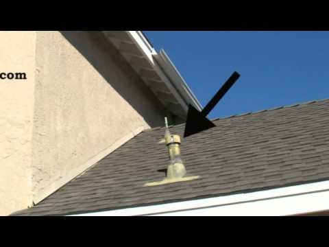 how to install a mechanical plumbing vent