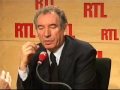 le pr�sident du modem r�pondait aux questions de jean-michel aphatie jeudi matin.