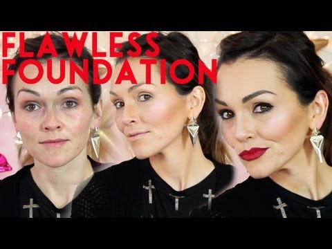 how to apply flawless foundation