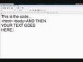 html tutorial one