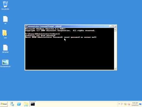 how to rebuild domain controller