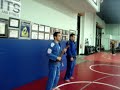 3rd degree BJJ Black Belt Juliano Prado awards Ray Elbe his Brown Belt