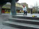 Kickflip in die bank