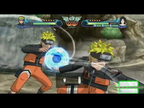 Naruto Shippuden Clash Of Ninja Revolution 3 All Tag-team Jutsus. Naruto vs Sasuke - Naruto