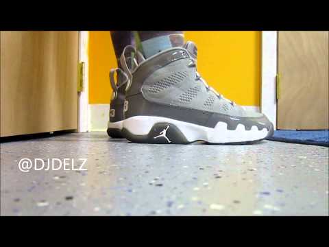 Air Jordan Cool Grey 9 Sneaker on Feet W/ Dj Delz