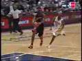 Darrel Armstrong Blocks Stephen Jackson