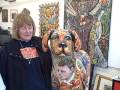Artist Louie Laskowski's "Centennial Dog"