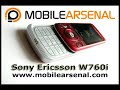 sony ericsson w760 handson