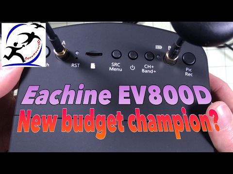 Eachine EV800D Diversity Goggles with DVR. The new champion of budget goggles?