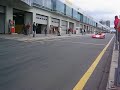 Jacky Ickx onboard Ferrari 312 PB leaving the pitlane