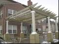 How to Build a Pergola : Attaching Cross Beams to Pergola