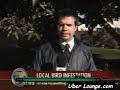 Bird Poos / Pees in Reporter's Mouth - Uber Hilarious