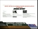 a mccain campaign volunteer fabricated a racially charged attack by a black man, but a day after the alleged incident was prominently featured by the drudge report with a large headline, the victim admitted the incident was a total hoax.  

a photo of the college students injuries showed a backwards b cut into her face during the pittsburgh area incident.  heavy racial connotations were implied because the fictitious perpetrator was a tall black man and an obama supporter motivated to punish her for being a mccain supporter.  the prominence of ap, drudge and fox reports, ill-advised calls by both mccain and palin to the non-victim, and comments by the mccain and obama campaigns risked igniting the incident further because of racial and class tensions.  the hoax now appears to be an insidious case of race baiting.

opinion/report based on several news sources including the drudge report, cnn, msnbc, and the washington post.