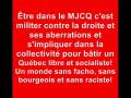 Mouvement des Jeunes Communistes du Québec