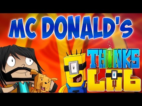 Minecraft: Think's Lab - Ronald McHerobrine - Mod Showcase (McDonald's in Minecraft!)