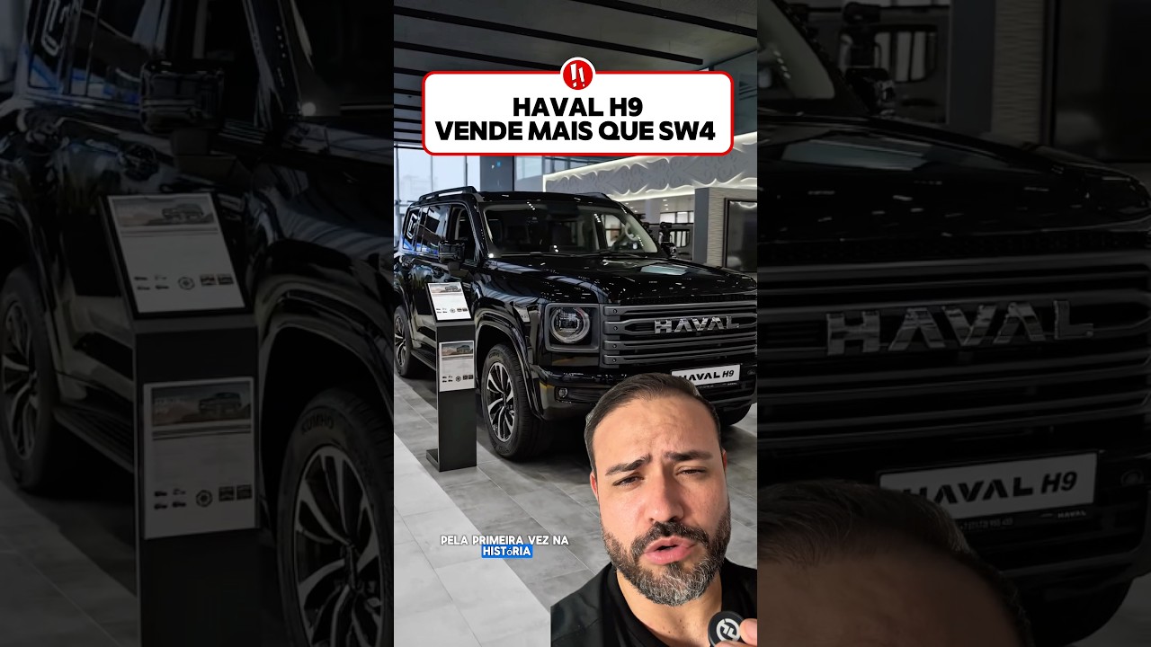 HAVAL H9 VENDE MAIS QUE TOYOTA SW4, qual é melhor? H9 OU SW4? 🚨 #sw4 #havalh9