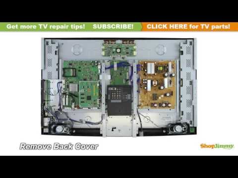 Mitsubishi LCD TV Repair How to Replace T-Con Boards LJ94-02037E