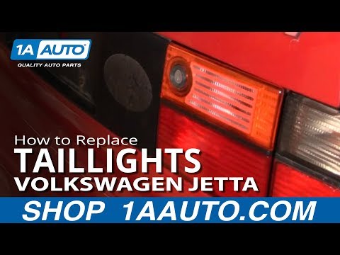 How To Install Replace Inner Taillight and Bulb Volkswagen VW Jetta 93-98 1AAuto.com