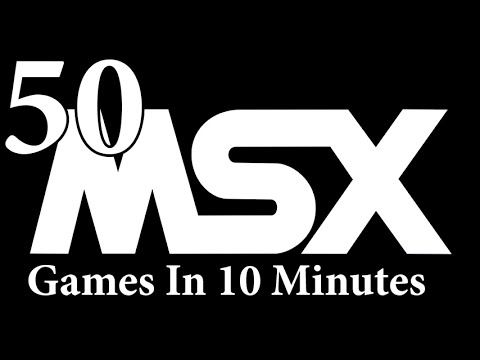 50 MSX Games in 10 minutes