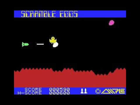 Scramble Eggs (1983, MSX, Ample Software)