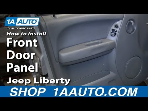How To Remove Install Front Door Panel 2002-06 Jeep Liberty