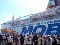 La Moby Drea lascia il porto di Cagliari a fine Periplo La Moby Drea lascia il porto di Cagliari a fine Periplo