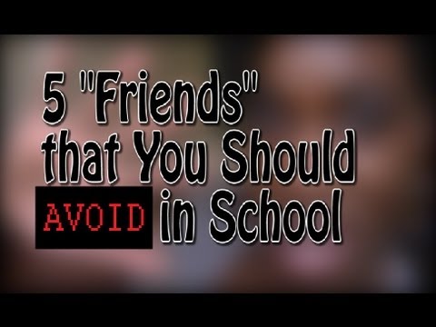 how to avoid your friends at school