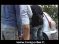 Polizia municipale di Roma arresto in campo nomadi