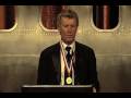 actor/pilot harrison ford receives his award during the 2009 living legends of aviation awards