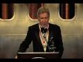 actor/pilot harrison ford receives his award during the 2009 living legends of aviation awards