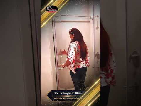video-linktoworks-Glass Shower partation | Cubicle | enclosure