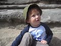 Hunting for Fossils in the sandpit at Te Papa
