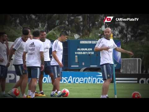 Entrenamiento de la Selección Argentina