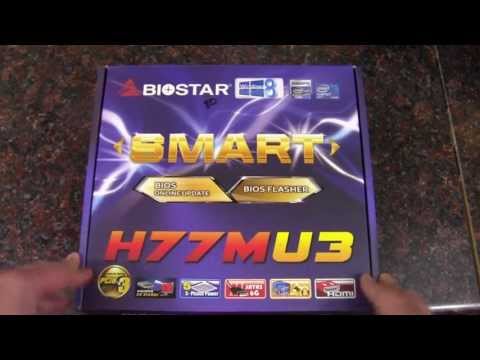 Intel - Unboxing and quick look at a BioStar H77MU3 Intel motherboard.