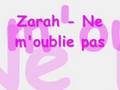 Zarah - Ne m'oublie pas