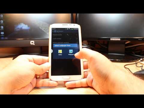 Live wallpaper set at Lock screen to Galaxy Note 2, 3, S3, S4, S2