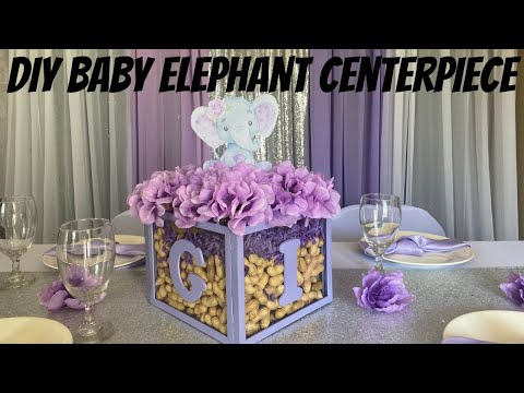 video-linktoworks-DIY Baby Elephant Centerpiece | DIY Baby Shower...