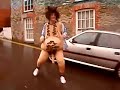 Fat  naked   man  run!