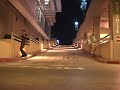 long skateboard grind