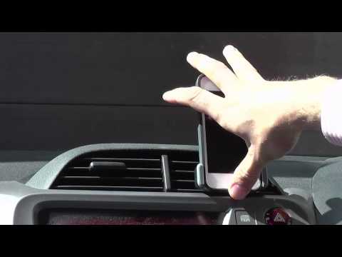 how to install vent cell phone holder